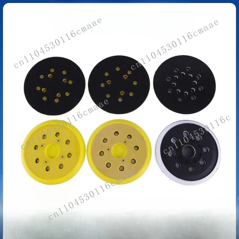 Electric 5 inch 8 eyes 3 holes 4 holes grinding disc grinder sandpaper chassis polishing sticky disc car beauty cleaning