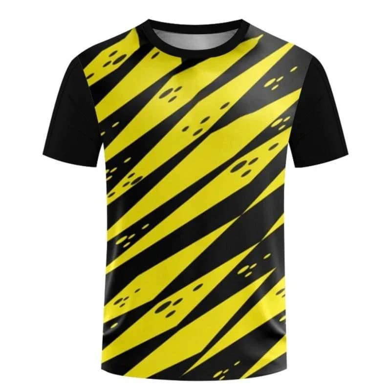 3D-printed short-sleeve sports T-shirt, simple and casual style, outdoor fitness, running T-shirt, breathable sweatshirt summer