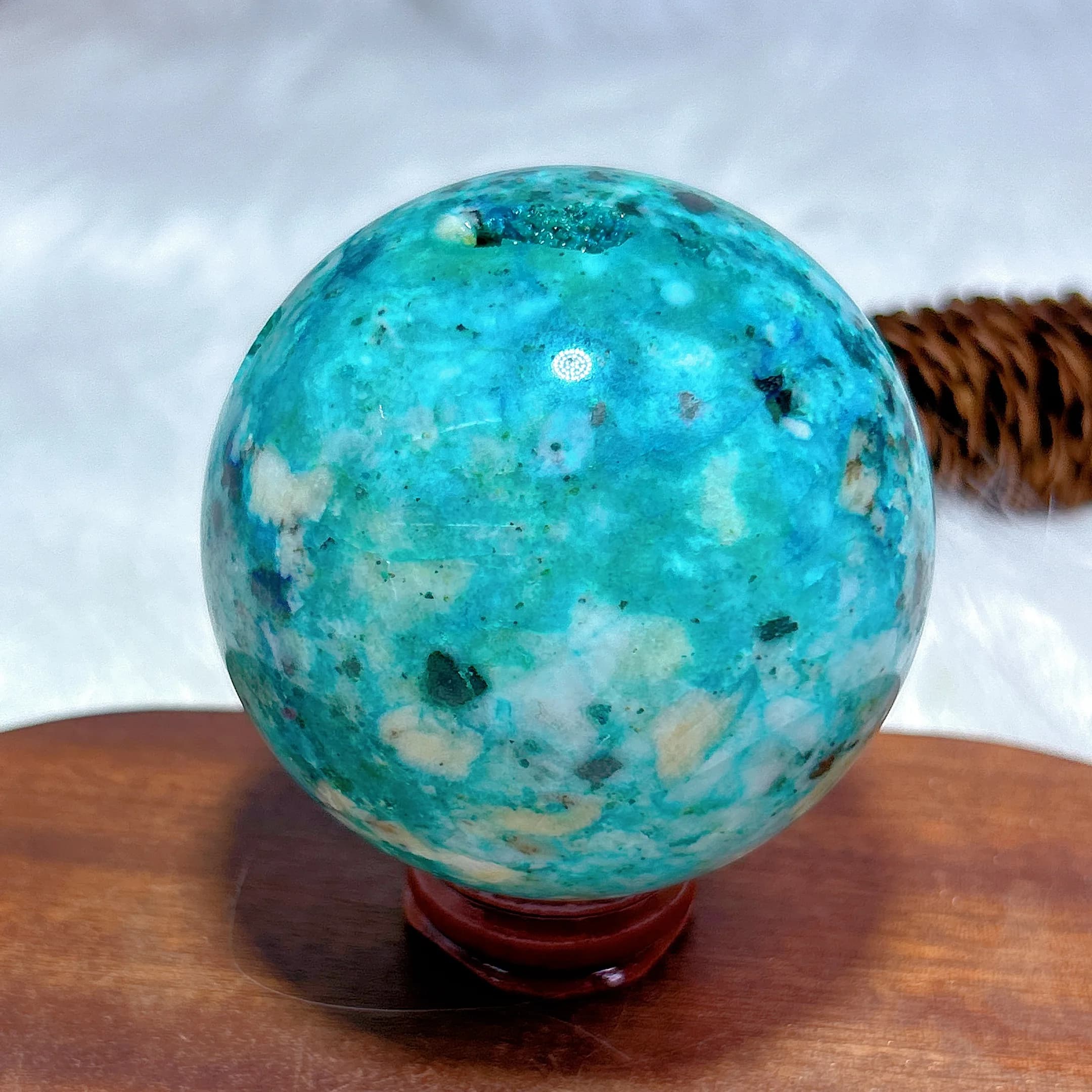 Natural Crystals Phoenix With Black Tourmaline Sphere Ball Geode Druzy Mineral Home Decorations Stone Gemstones Room Decor Ore