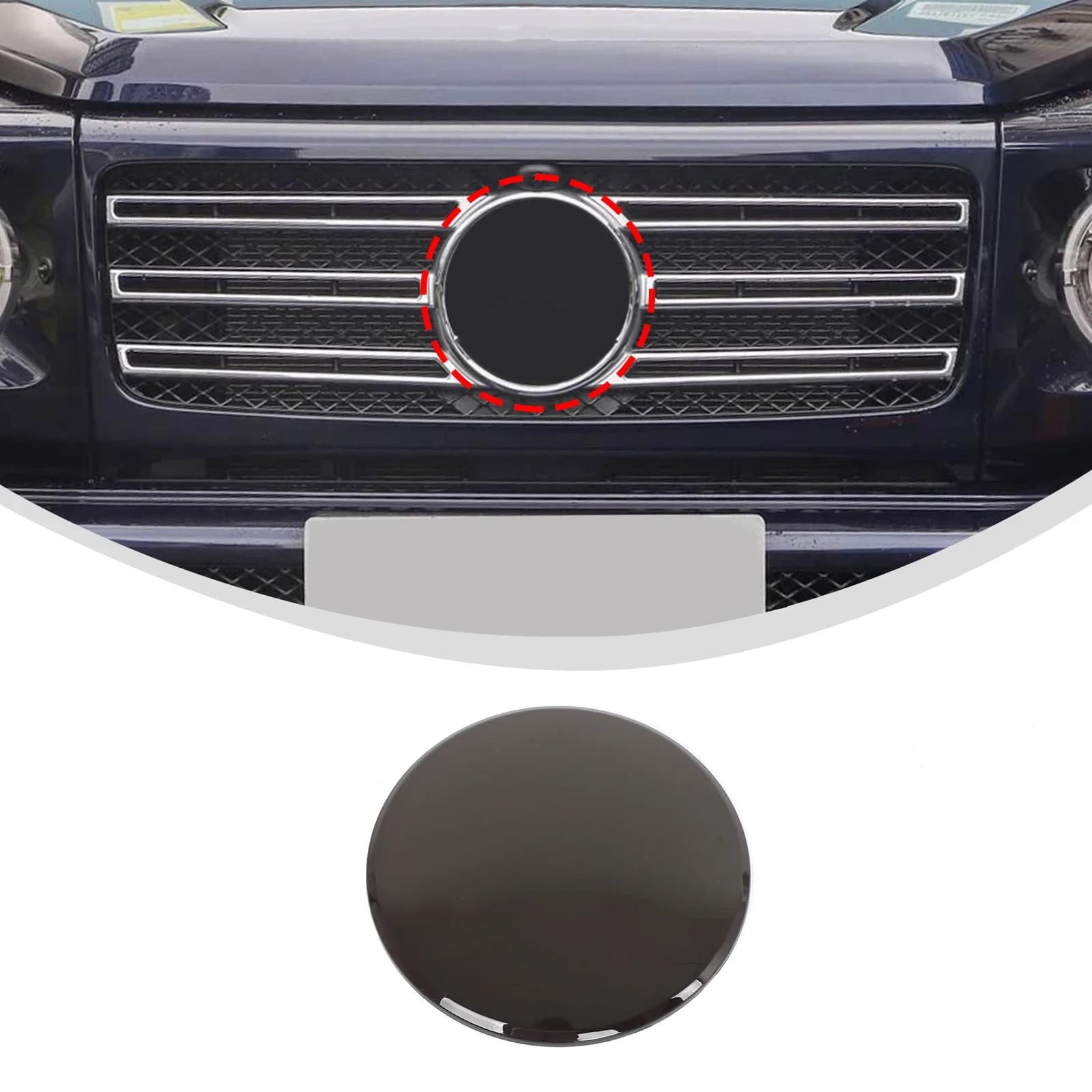 For Mercedes-Benz G-Class W463 W464 2019 2020 2021 2022 2023 2024 2025 Car Front Grille Emblem Badge Bonnet Car Accessories