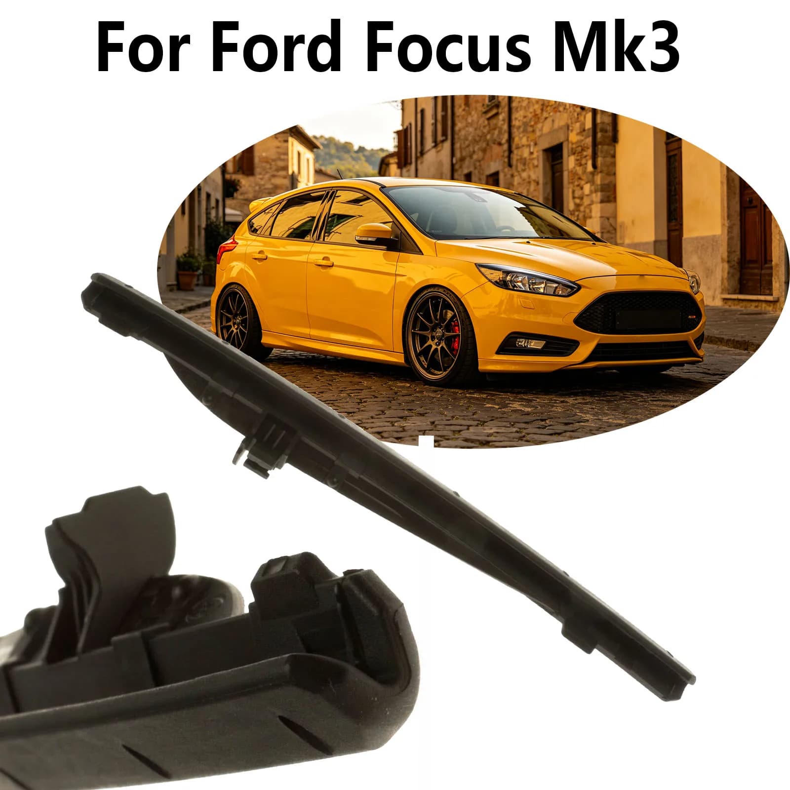 For Ford Focus Mk3 Mk4 Front Door Edge Guard, Left Right Pair Anti-Noise Shield Protector 1879783 1879782