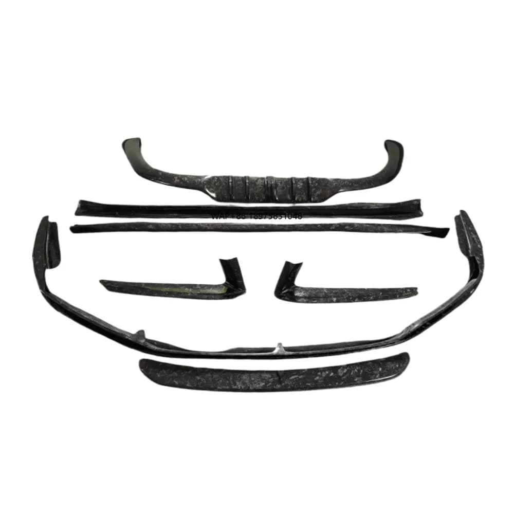 TH Style Front Lip Side Skirt Rear Diffuser Bumper Splitter Body Kit Forged Modification for 911 992