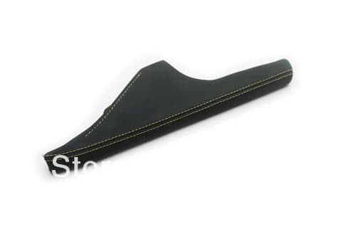 Premium Grade Hand Brake Leather Boot with Yellow Stitch For VW MK4 Golf Jetta Bora MK4