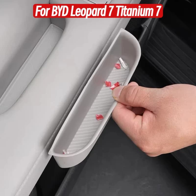 8 pcs For BYD Leopard 7 Titanium 7 Door Window Lifting Panel Silicone Pad Button Protection Mat Storage Interior Accessories