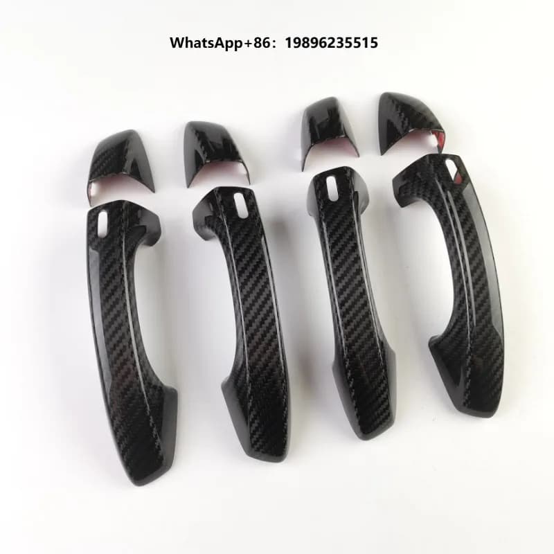 Carbon Fiber Door Handle Cover Trims  2019+ Car Exterior Accessories Carbon Fiber Auto Parts Factory Sale