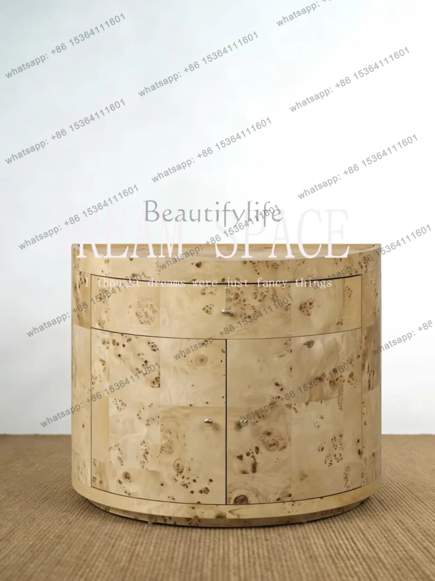 LD25 medieval solid wood tree tumor xuan cabinet household foyer decorative storage cabinet