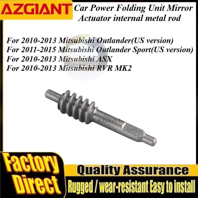 Azgiant Car Power Folding Unit Mirror Actuator internal metal rod For Mitsubishi Outlander Sport ASX RVR MK2 car accessories