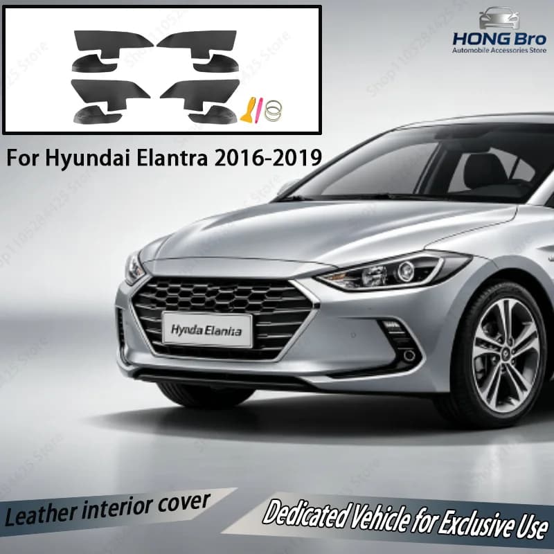 Suitable for Hyundai Elantra 2016-2019 Hyundai Leading Door Panel Leather Door Support Leather Interior Modification