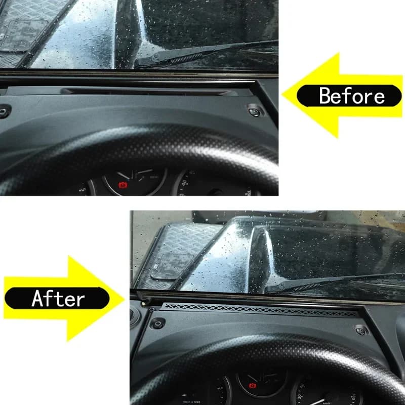For Land Rover Defender 90 110 2004-2019 Aluminum Alloy Car dashboard air outlet anti-blocking mesh cover sticker accessories
