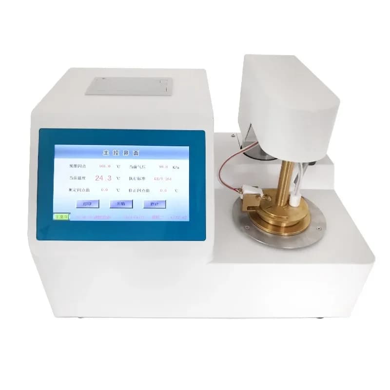 Automatic closed flash point tester, asphalt ignition point tester