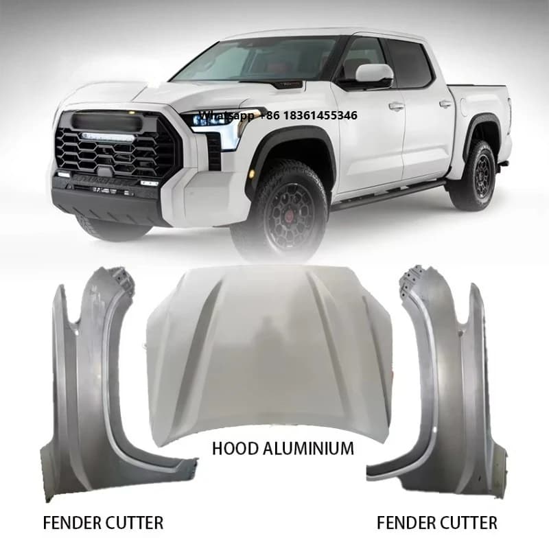 For Tundra 2022 2023 2024 Hot Selling Aluminum Fender Hood Body Kit