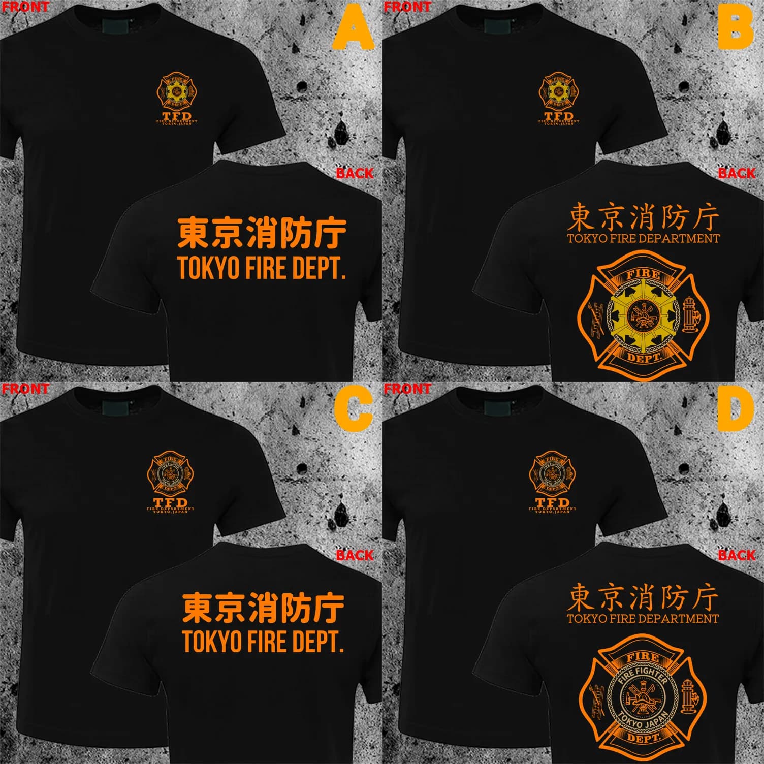 Retro Japan TFD Tokyo Fire Department Firefighter T-Shirt 100% Cotton O-Neck Short Sleeve Summer Casual Mens T-shirt Streetwear