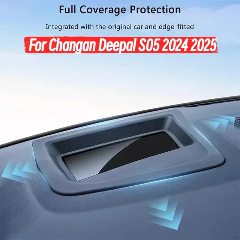 LHD Anti Reflection Dustproof HUD Display Protective Cover For Changan Deepal S05 2024 2025 Car Head Up Screen Protector Parts