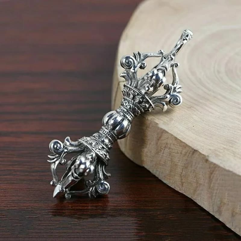 Men Vajra Dorje Gokosho Amulet Unisex Gift for Collectible Display