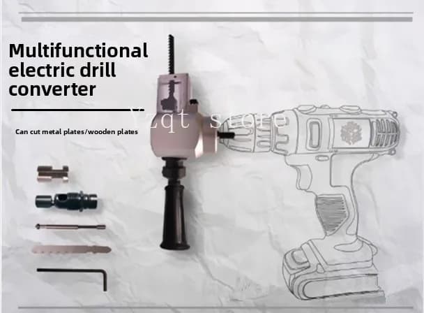 YT-180A Multifunctional Double Head Sheet Cutter, Metal and Non-Metal Saw Machine, Electric Drill Variable Curve Saw