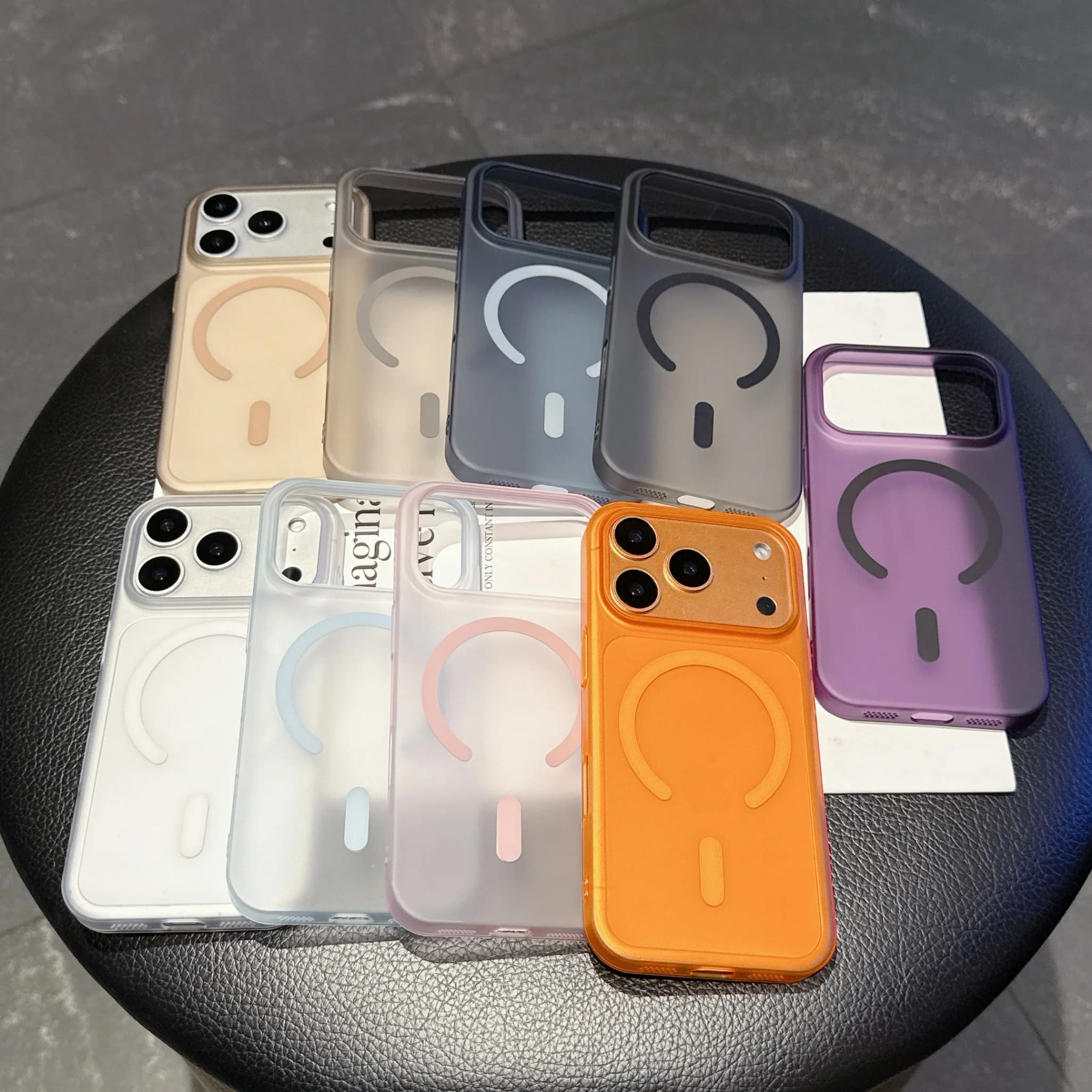 Luxury Personalized Covers For Apple iPhone 16e 11 Pro Max 13 14 Plus 17 17e 12 16 15 Cover For MagSafe Transparent Shockproof