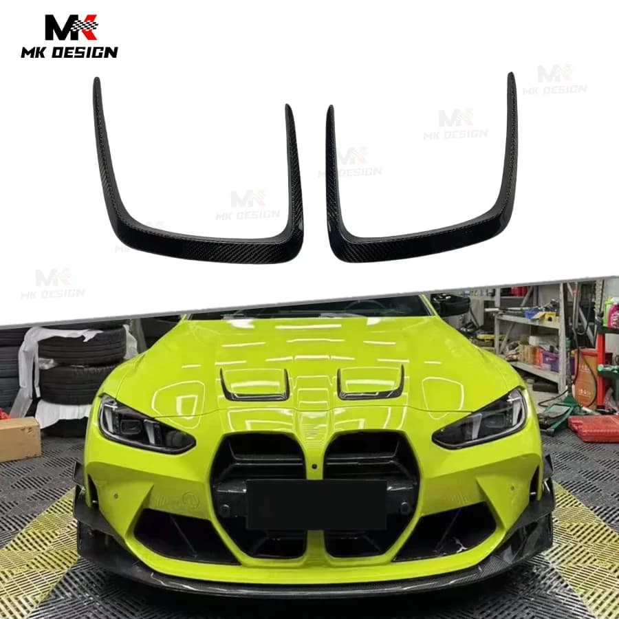 Carbon Fiber Hood Scoop Air Vent Splitters for BMW G80 G81 M3 G82 G83 M4 2021-2025 Hood Exterior Decoration Bonnet Vent Cover