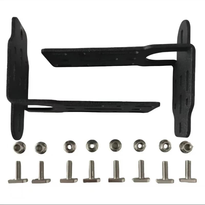 Side Tent Frame Roof Rack Awning Brackets L-Shaped Mounting Kit Awnings Bracket Sunshade Canopy Holder for Off-Road UTV SUV