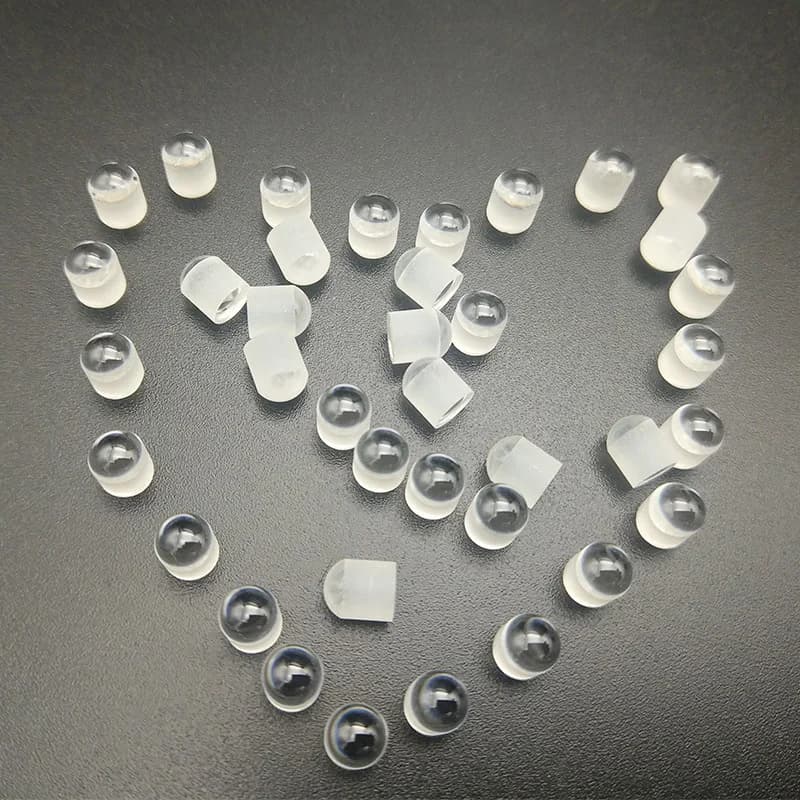 Optical Lanthanum Glass Cylindrical Lens DIY Necklace Projector Lenses 5mm Diameter  5.8 Height 50Pcs