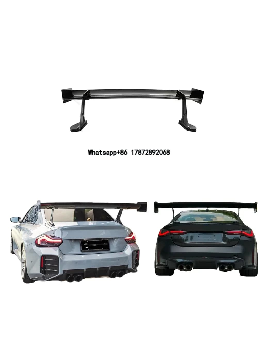 High Quality VRS Style Carbon Fiber Wing for  G80 G82 G87 M3 M4 M2 GT Spoiler