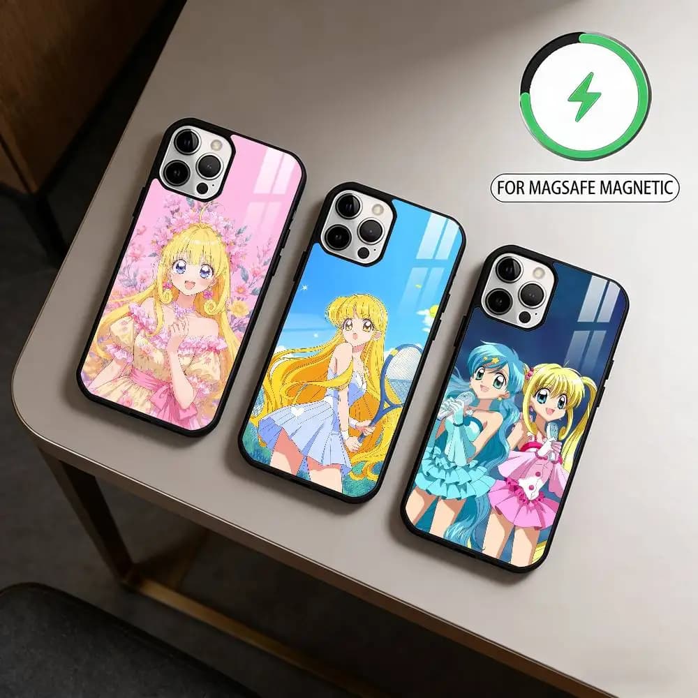 Mermaid Melody P-Pichi Pitch  Phone Case For iPhone17,16,15,14,13,12,11 Plus,Pro Max Magnetic For Magsafe Wireless Charging
