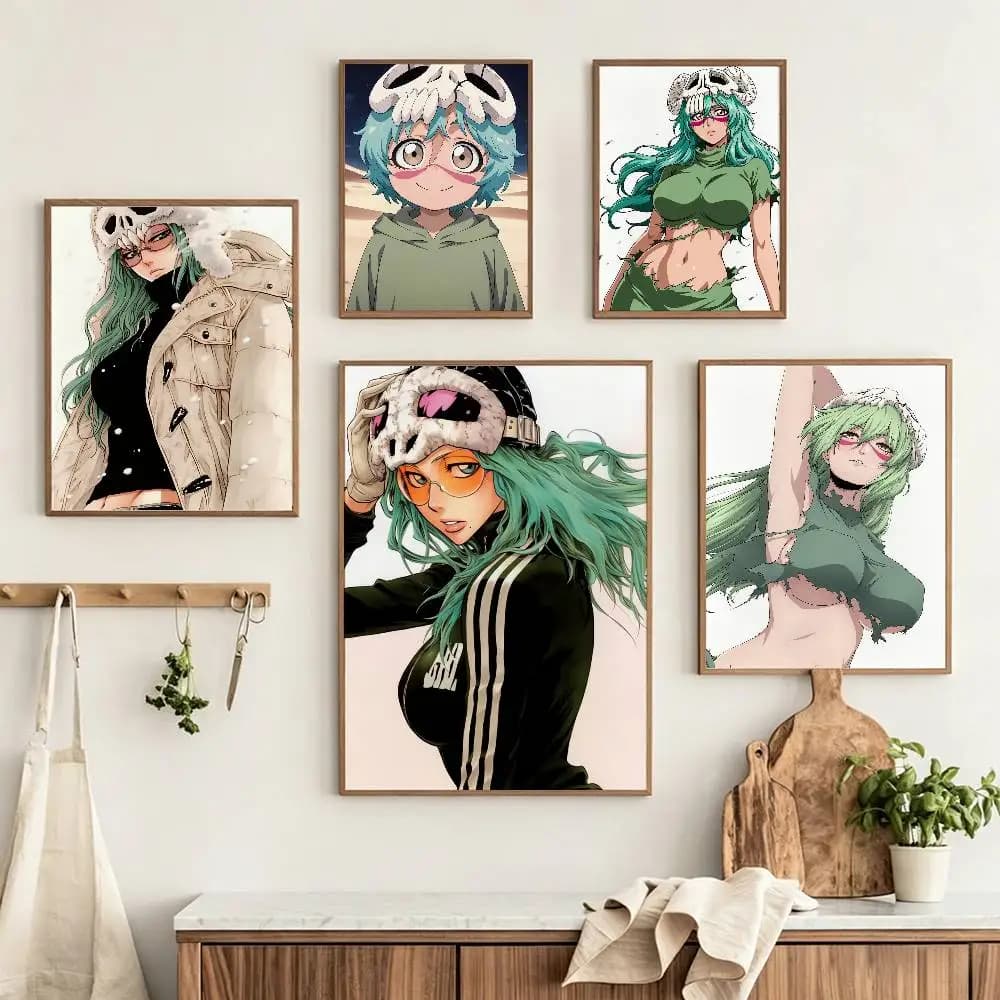 N-Nelliel Tu Odelschwanck B-BLEACH  Custom HD Waterproof Self Adhesive Wall Art Poster