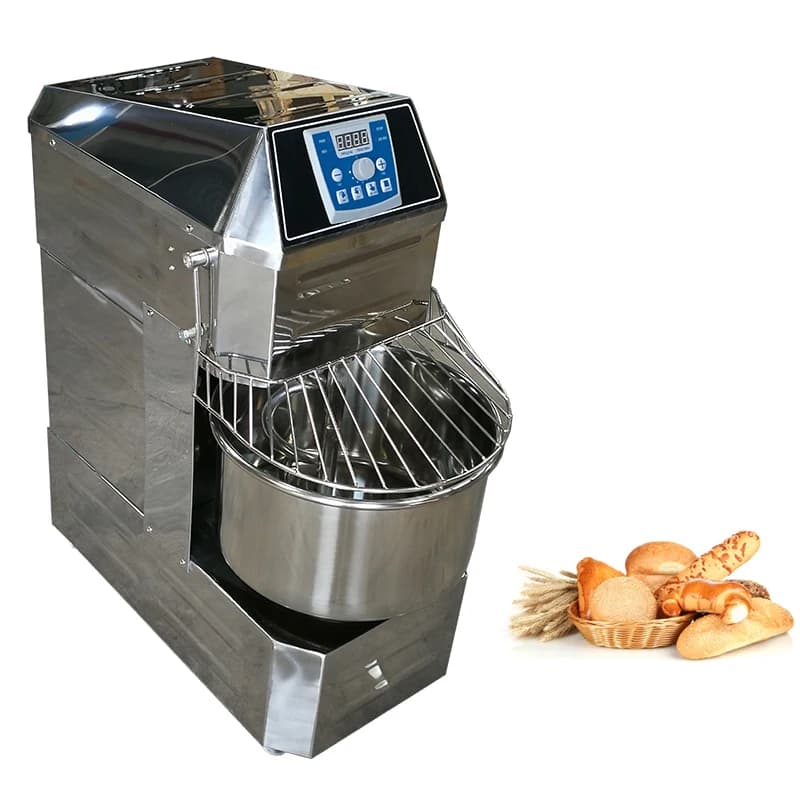 8kg 12kg 15kg 18kg Flour Mixer Pizza Bread Dough Mixer Baking Spiral Dough Mixer