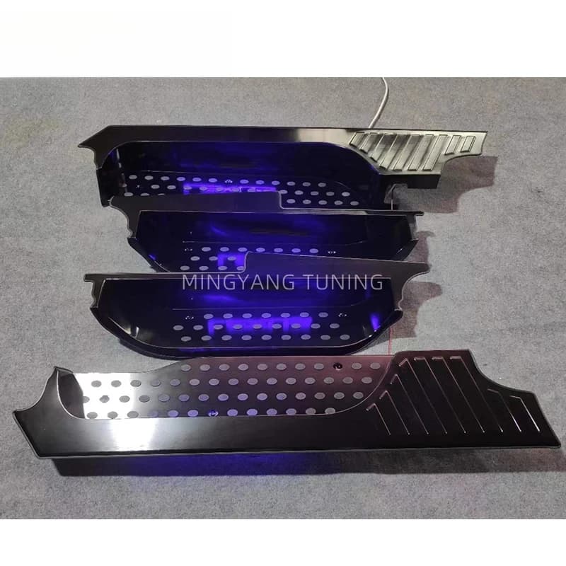 Stainless Steel Door Sill Step Trim Interior Seat  for Alphard 30ANH