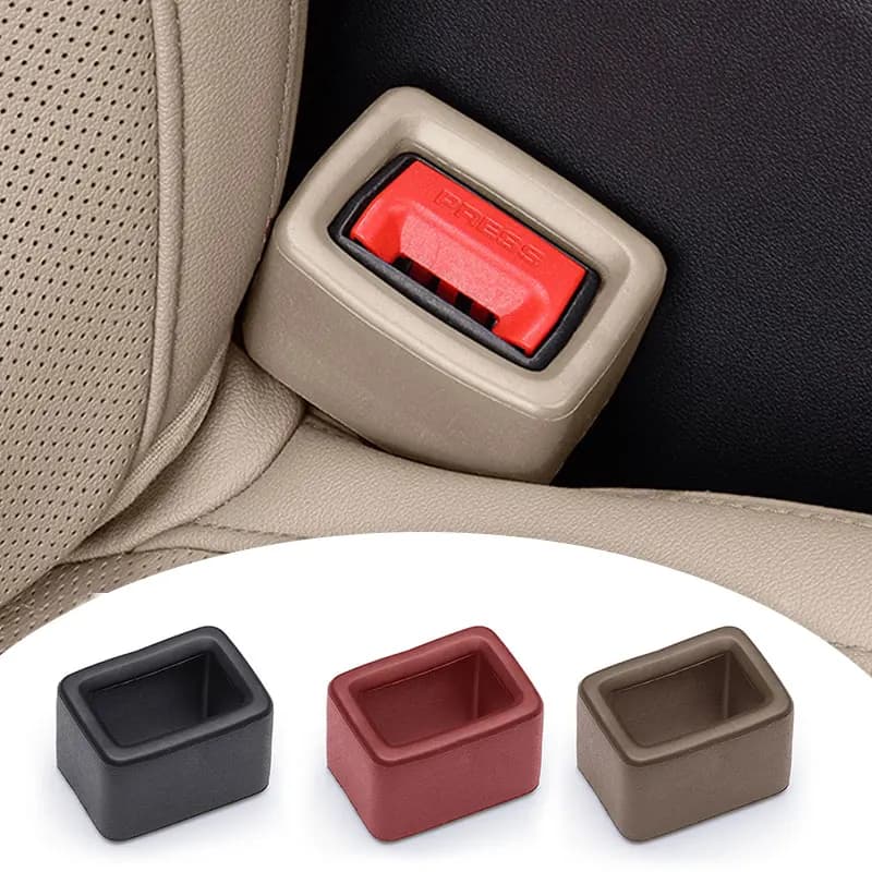 Car Seat Belt Buckle Protector For BMW E46 E36 E90 E60 E61 E93 E87 G30 X1 X3 X5 X6 X7 Safety Belt Anchor Socket Protection Cover