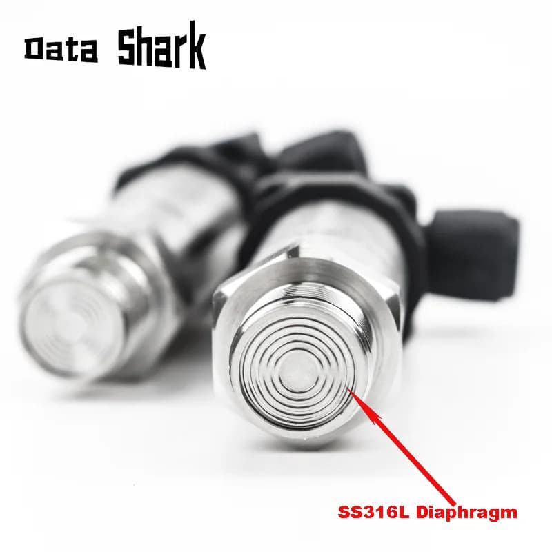 Flat diaphragm pressure transmitters pressure transducer for milk glue drinks viscous pressure sensor4 20mA RS485 0 10v