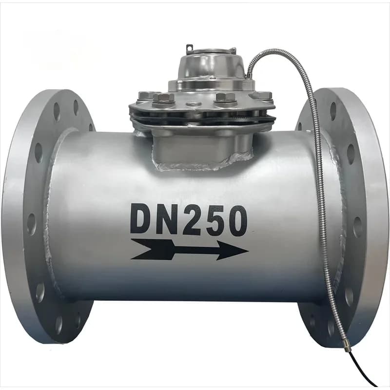 Hot SalDN0mm Photoelectric Woltman Meter RS Modbus RTU Stainls Steel