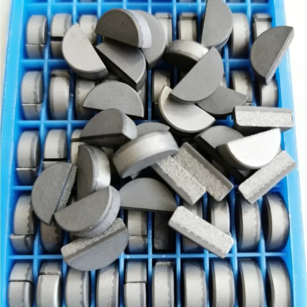 1304 Diamond Composite Sheet Flat Half Sheet Well Drilling Bit Geological Exploration Coal Mine Crushed Stone Wear-resistant