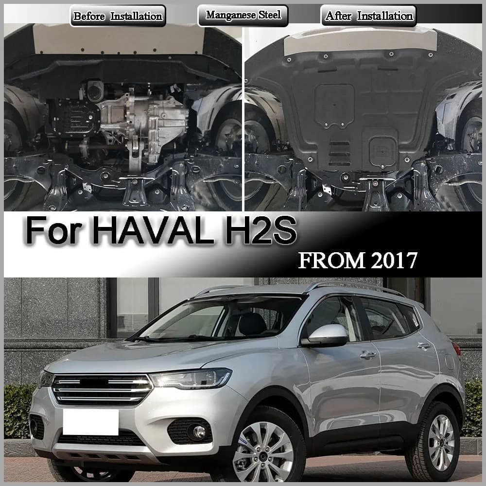 For HAVAL H2S 2017 1.5T Engine Base Guard Shield Splash Mud Flap Gear Box Under Fender Cover Board Plate Accessories