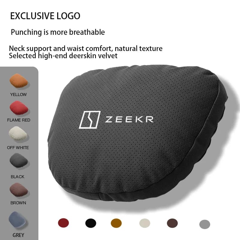 For ZEEKR X 001 009 007 ZEEKR001 FR ZEEKR009 7X MIX Body Kit 2025 Accessories Four Seasons Car Headrest Neck Pillow Waist Pillow
