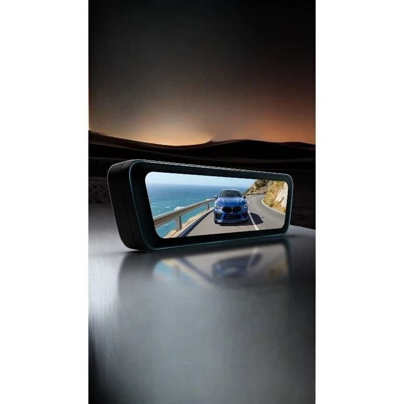 The digital streaming front and rear dual recording camera streaming recorder supports voice control touch