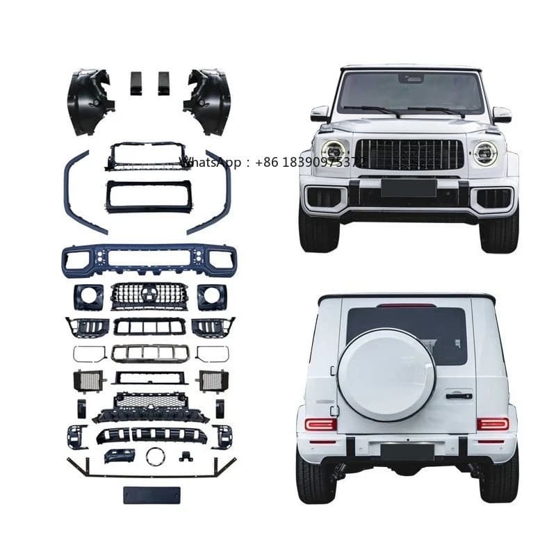 Car Bumper for 2025  G Class W465 Upgrade G63 AMG Body Kit Grille Fender Flare Front Bumper