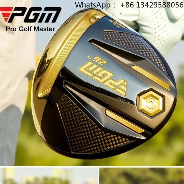 PGM MG088 Men's Golf Driver Right-Handed High-Rebound Cast Titanium Alloy 116.2cm R Flex Includes Cover