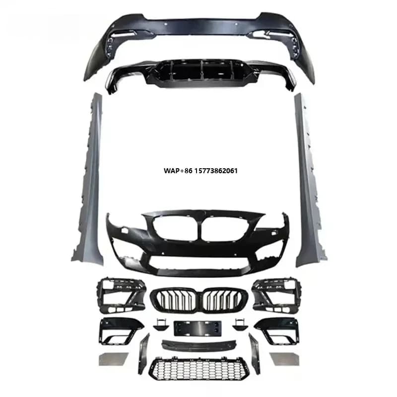 Body Kit Car Parts Car Bumpers Suitable for 2010-2017 Models  5 Series F10 F18 Old to New M5 Front and Rear bar Assembly