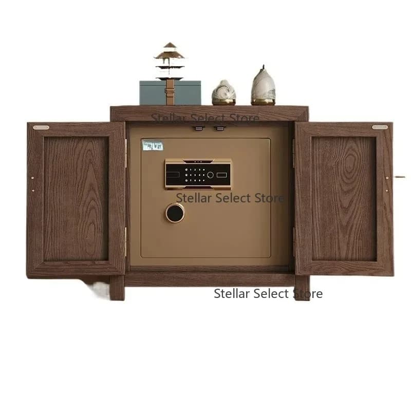 Bedside safe, new model, large anti-theft space, small hidden family with fingerprint and password 55cm
