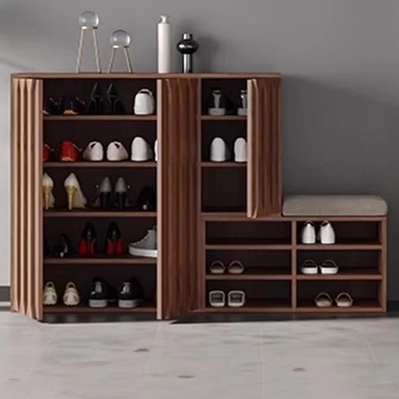 Storage Display Shoe Shelf Organizer Mobile Living Room Designer Luxury Box Modern Shoe Cabinet Vertical Muebles Home Furniture