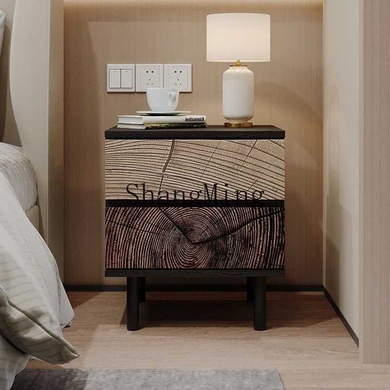 SM light luxury bedside table household bedroom drawer storage high-end storage small side cabinet