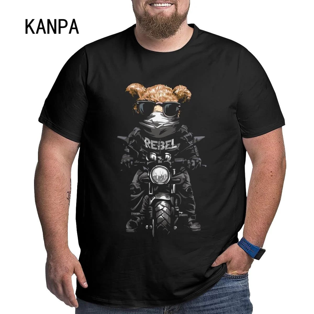 Men's Shirt Funny Bear Japanese Samurai Short Sleeve Shirt Men's Street Hawaiian Beach Vintage Shirt Harajuku Men's Shirt 6xl xl