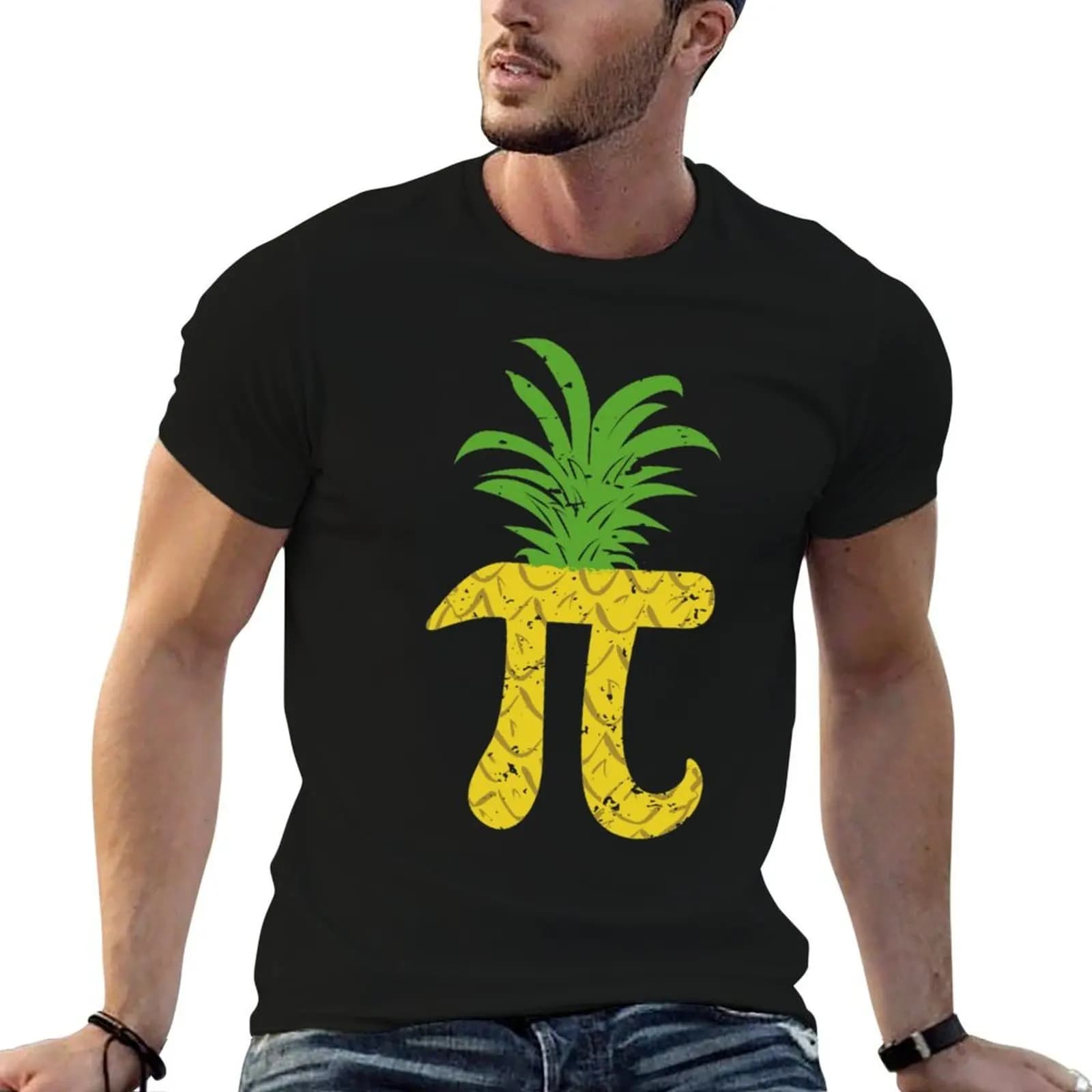 Pi Number Pinapple Joke Pi Day ,Pi Day 2022 Fun Jokes Pinapple Day T-Shirt summer shirt oversized mens big and tall t shirts