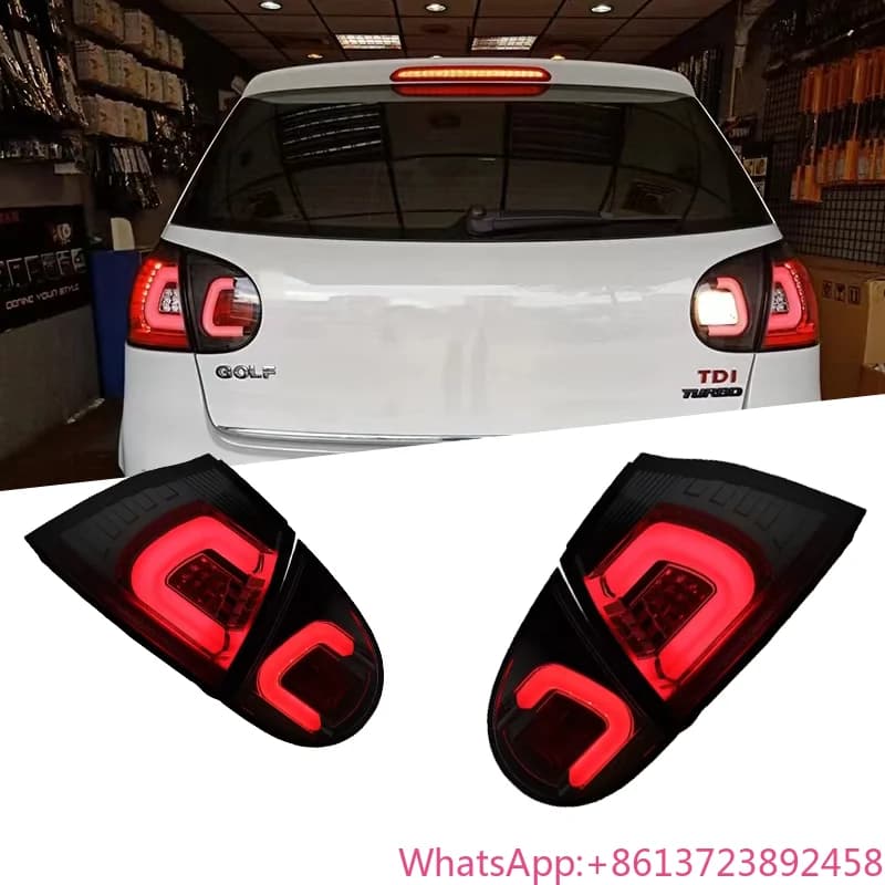 For Volkswagen Golf 5 Taillights MK5 2006-2008 Golf 5 LED Rear Brake Dynamic signal Animation Auto Parts