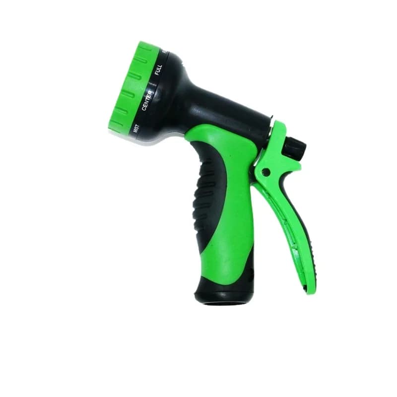 Household green 10-function garden gardening watering spray gun, car wash water gun multi-functional shower