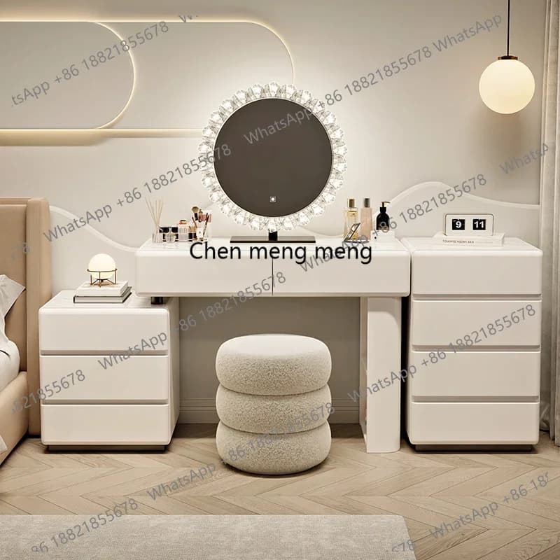 RR Mirror Women Dressing Table Luxury Modern Fashion Toiletries Dressing Table Headboards Mobile Tocador Maquillaje Accessories