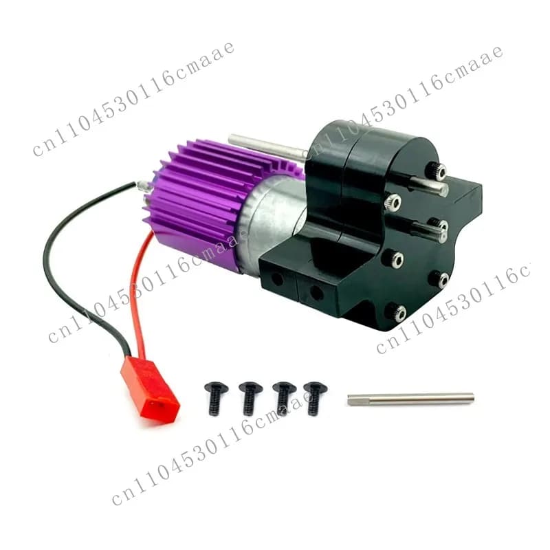 Metal Transfer GearBox 370 Brush Motor for WPL B14 B16 C14 C24 B24 RC Car RC Truck Speed Change Gear Box DIY Upgrade
