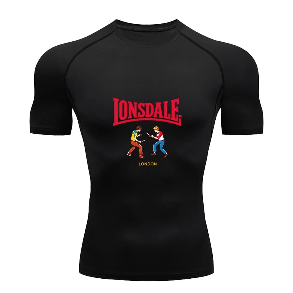 New men's compression T-shirt, gym and running sports T-shirt, Longshdale T-shirt, 867 quick drying short sleeved T-shirt