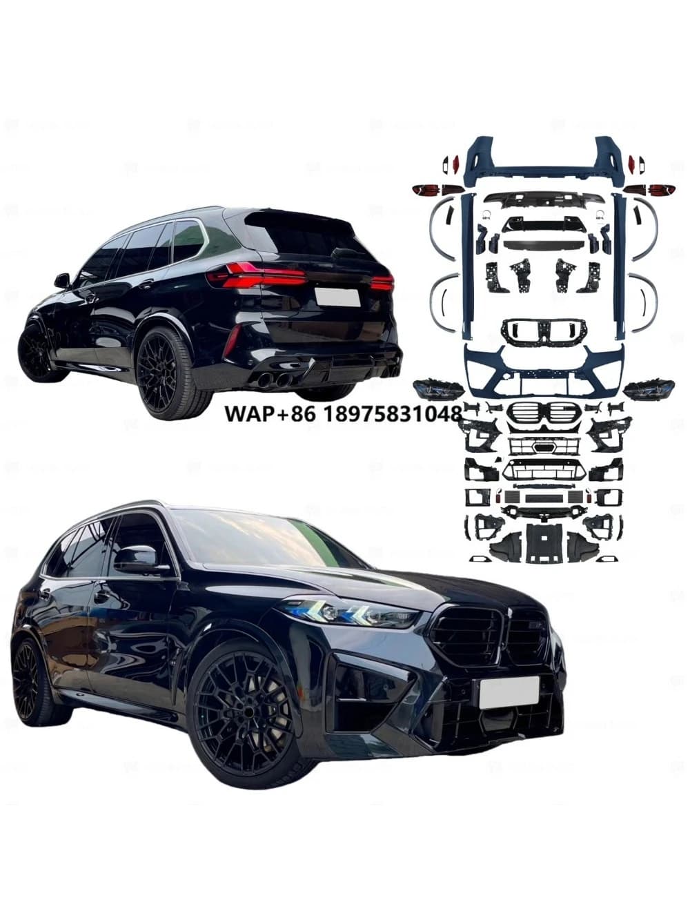 New Design Body Kit for X5 Series G05 2018 2019 2020 2021 2022 Update to 2023 2024 2025 X5M F95 LCI Style