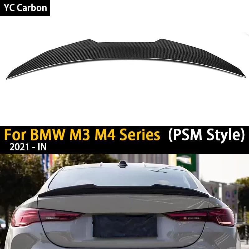 Real Dry Carbon Fiber Trunk Spoiler Wing For BMW New 3 Series G20 Sedan & Its M3 G80 2020-IN 0Boot Lid Lips